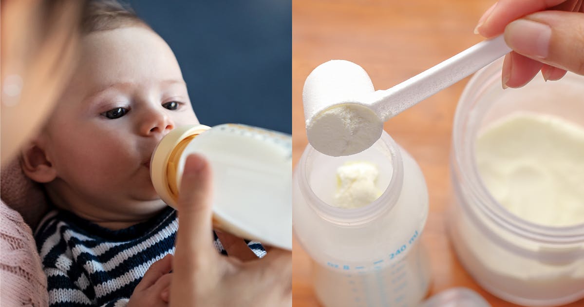 Infant online formula feeding